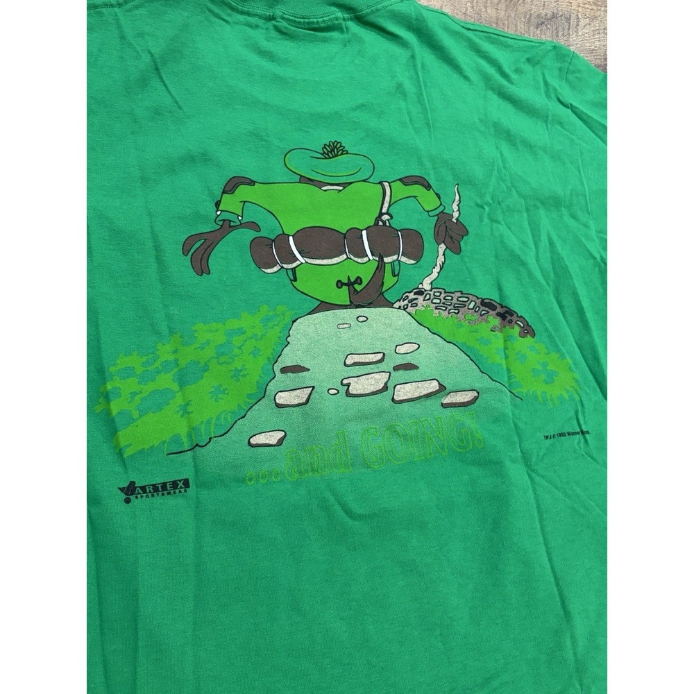 NWT Vintage 1993 Looney Tunes Taz Irish Tee St. Patricks Day Large Green USA - Picture 6 of 9